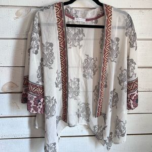 Coco + Jaimeson Floral & Paisley Printed Kimono size XS